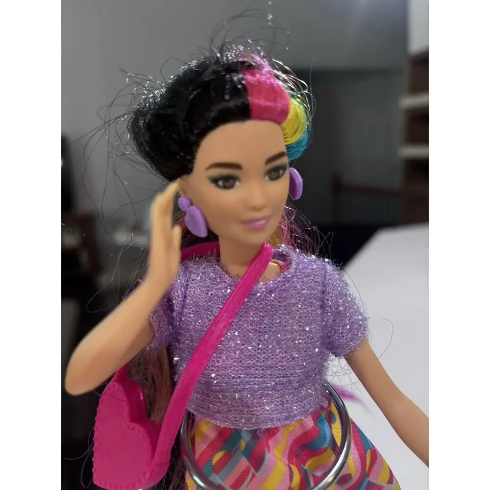 New Mattel Barbie Totally Hair 2021 Heart Themed Dress